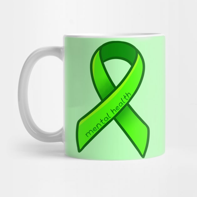 Mental Health Awareness Ribbon by leashonlife